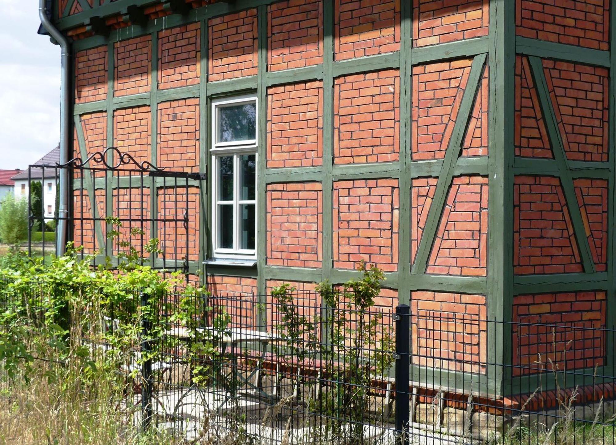 Ferienwohnung Bahnhof 1892 Meeder Exteriör bild